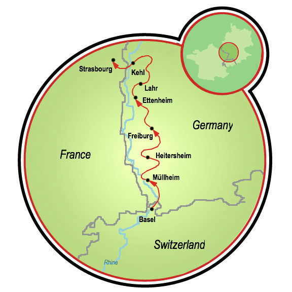 Kaiserstuhl And Baden Wine Route Bike Tour Germany France And